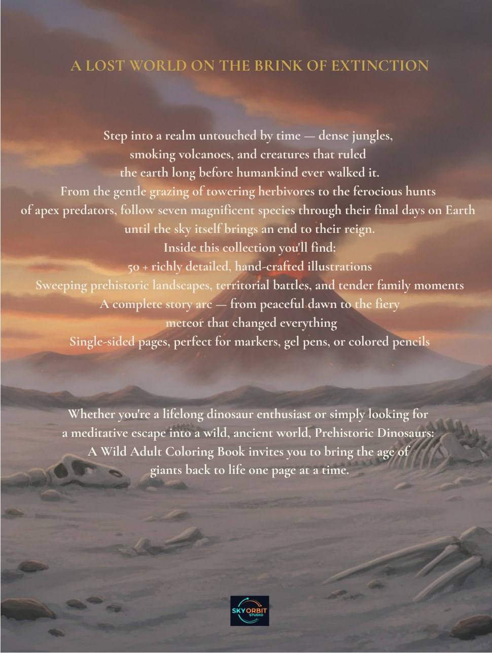 Prehistoric Dinosaurs back cover