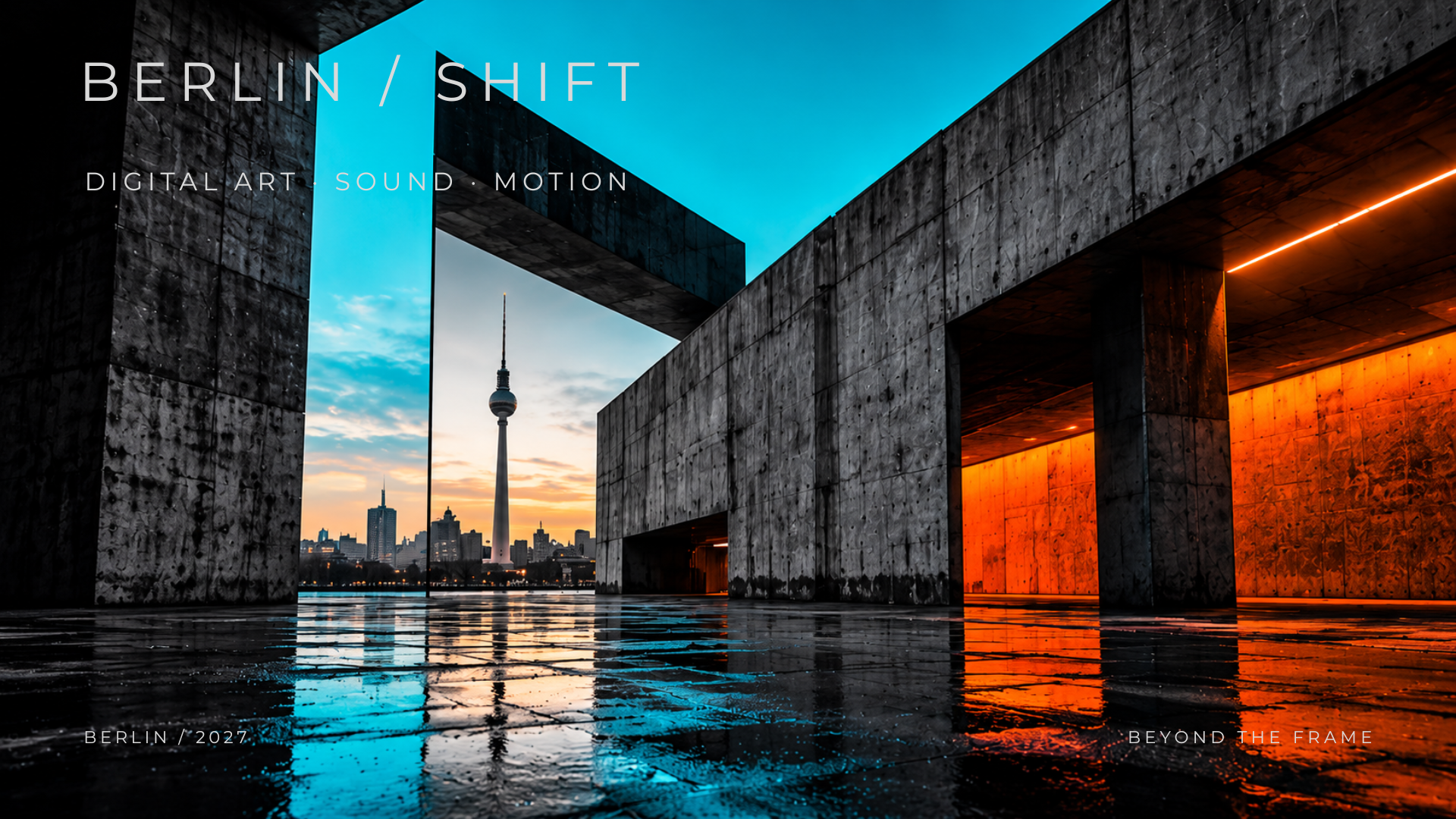 BERLIN / SHIFT event identity concept