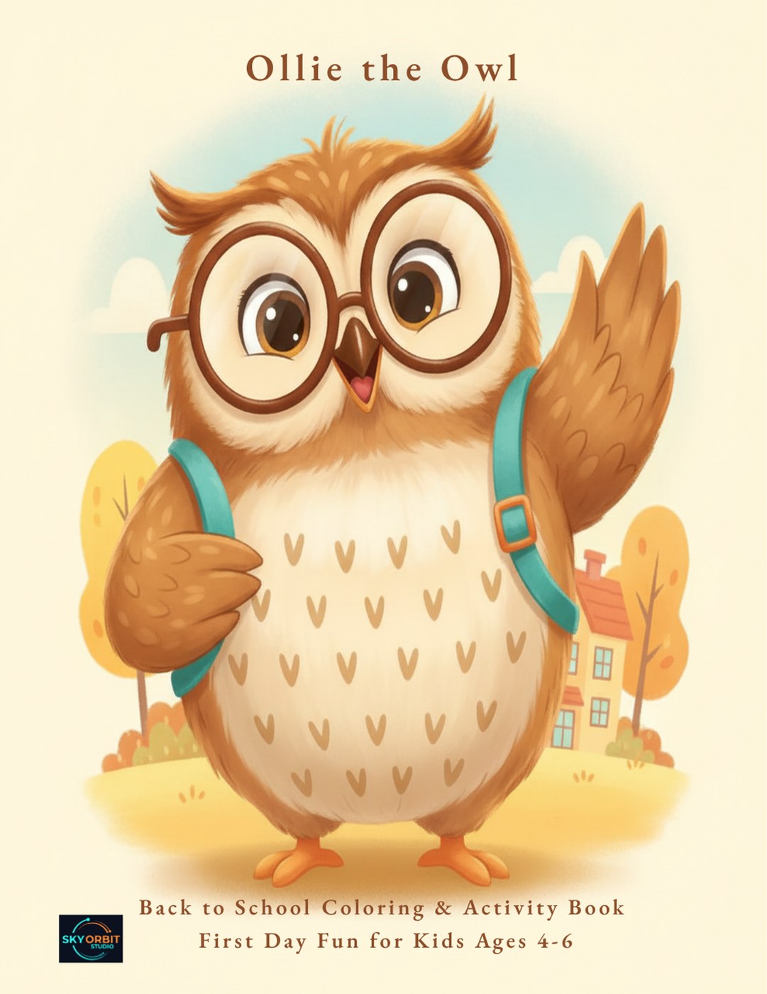 Ollie the Owl – Back to School Coloring & Activity Book