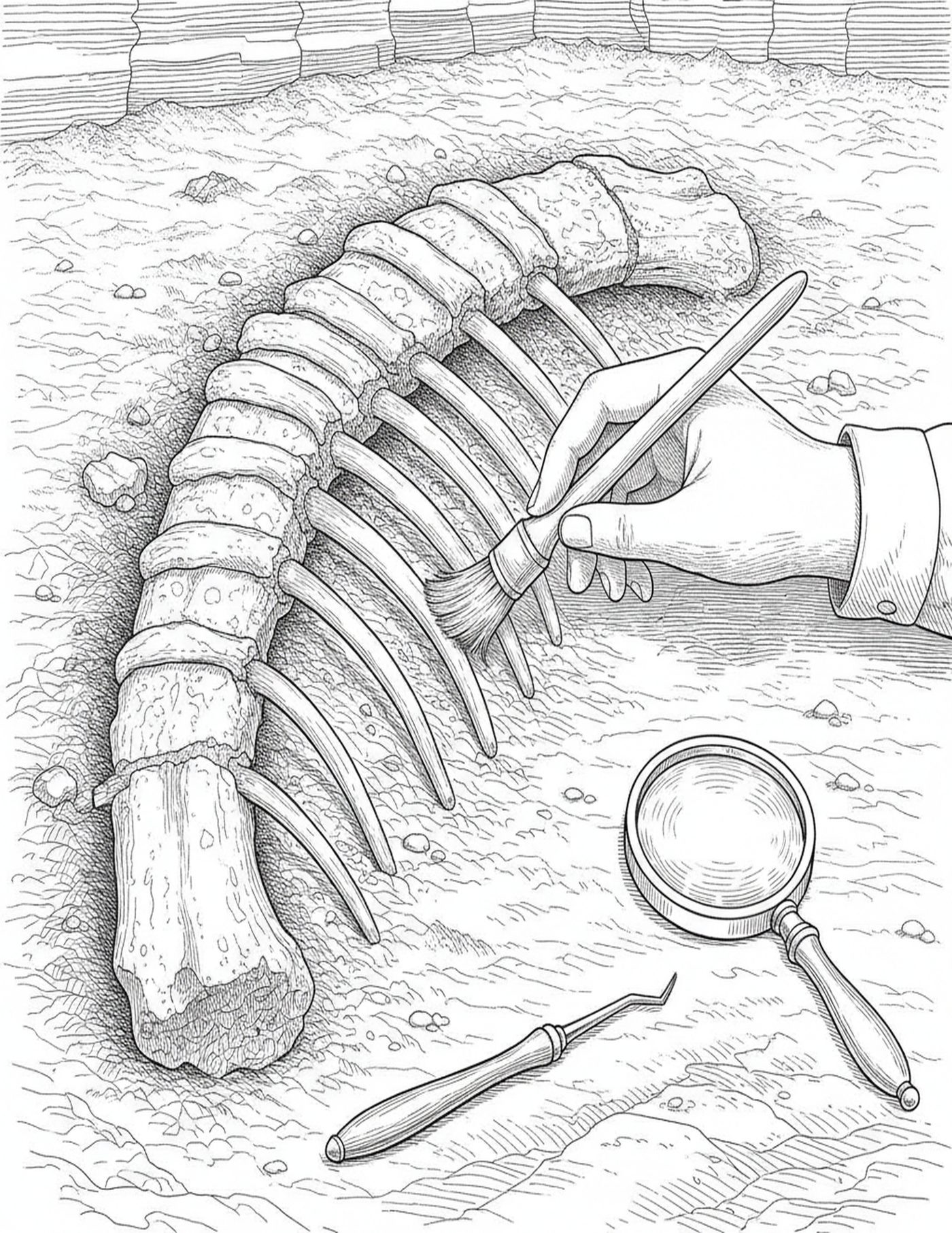 Ancient Bones — interior sample 1