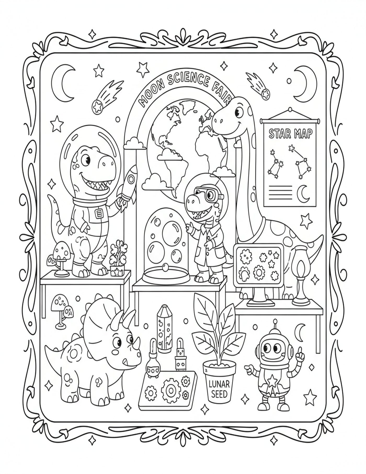 Moon Adventures — Beispielseite 2