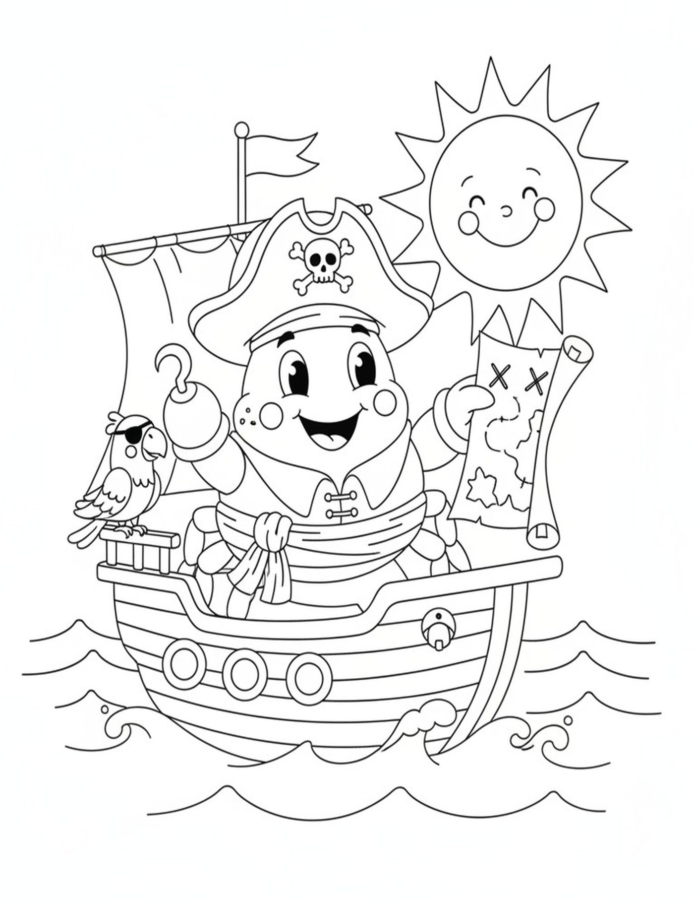 All Aboard with Captain Crab — interior sample 1