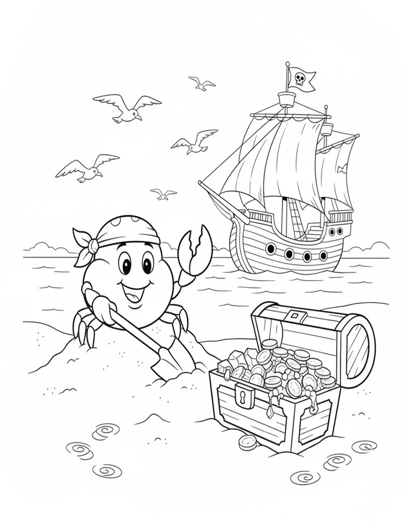 All Aboard with Captain Crab — interior sample 2