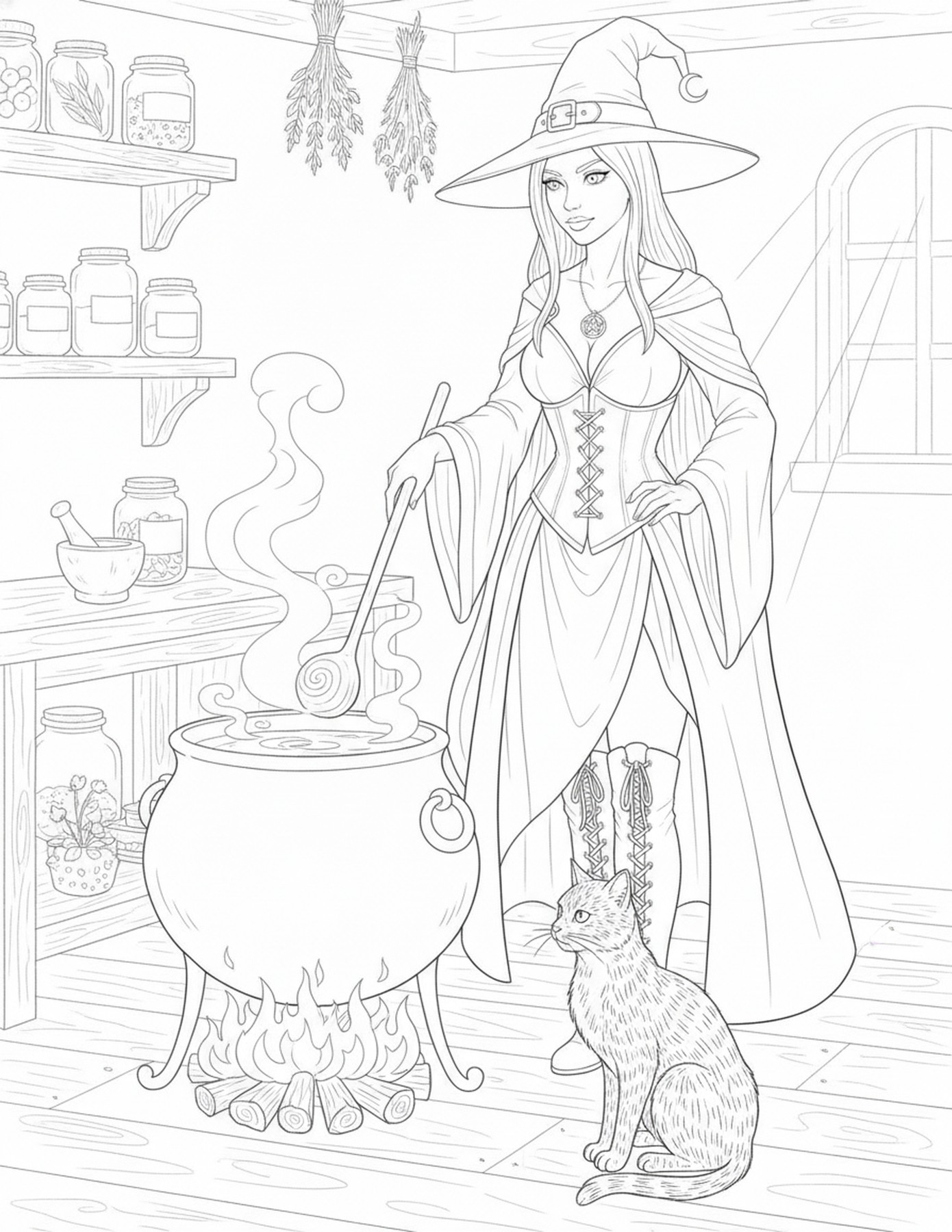Cottage & Coven — interior sample 1