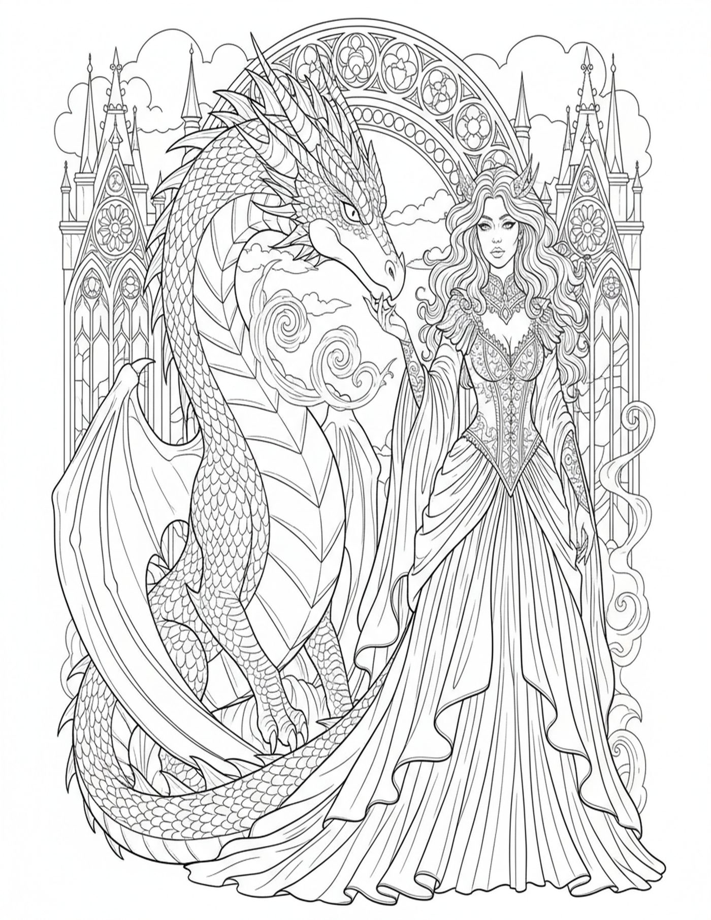 Dark Gothic Dragons — interior sample 3