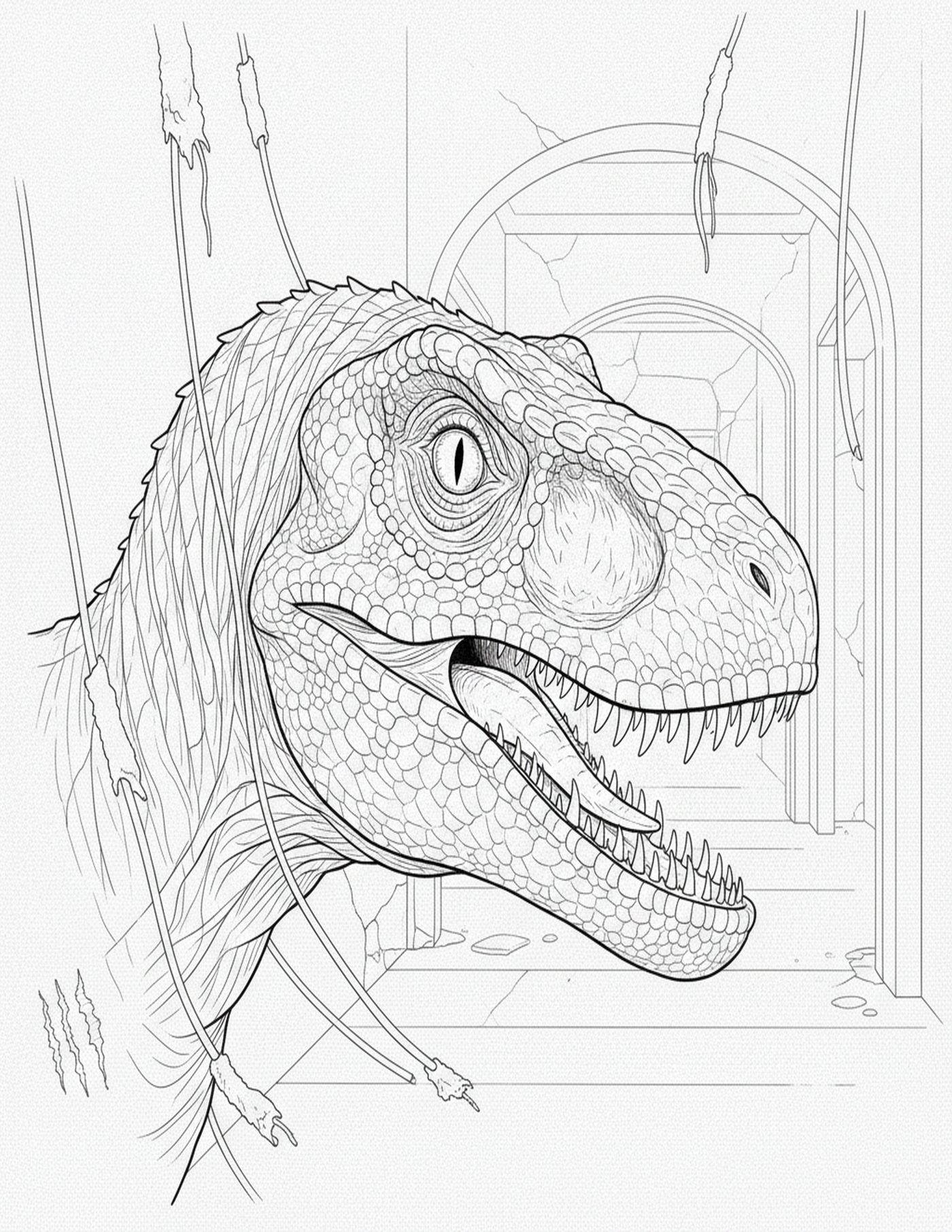 Gothic Dinosaurs — interior sample 2